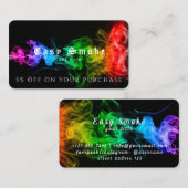 Visite Carte de réduction professionnelle Vape Shop (Devant / Derrière)