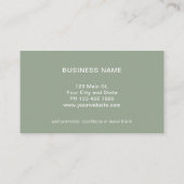 Visite Carte de réduction royale professionnelle moderne (Dos)