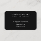 Visite Carte de référence de réparation automatique de ne (Dos)