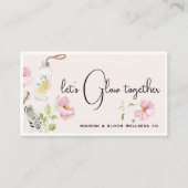 Visite Carte de référence du bien-être Carte de référence (Devant)