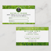 Visite Carte de référence pour le logo d'entreprise d'ent (Devant / Derrière)