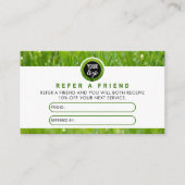 Visite Carte de référence pour le logo d'entreprise d'ent (Devant)