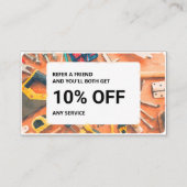 Visite Carte de référencement: Services Handyman (Devant)