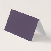 Visite Carte de remerciement aux élégantes roses violette (Dos)