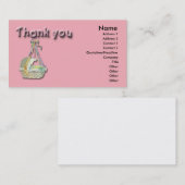 Visite Carte de remerciement pour bébé (Devant / Derrière)