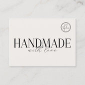 Visite Carte de remerciement pour commande de petite entr (Devant)
