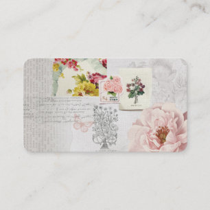 Visite Carte de remerciement pour entreprise de collage d