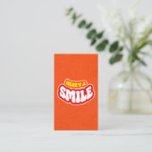 Visite Carte de remerciement pour petit client (Debout devant)
