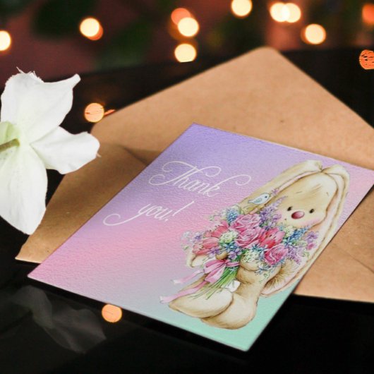 Visite carte de remerciements