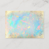 Visite carte de remerciements arrière - plan de fausse fe (Dos)