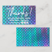 Visite carte de remerciements arrière - plan de l'échelle (Devant / Derrière)