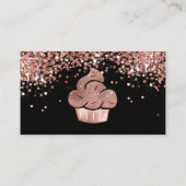 Visite Carte de remerciements Cupcake Bakery Chef pâtissi (Dos)