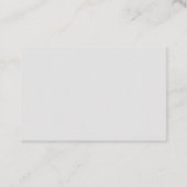 Visite carte de remerciements d'insertion de produit/tail (Dos)