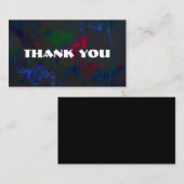 Visite Carte de remerciements personnalisable (Devant / Derrière)