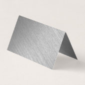 Visite Carte de remerciements photo moderne Silver Foil (Dos)