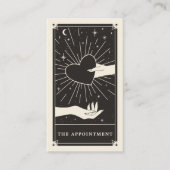 Visite Carte de rendez-vous Boho Tarot (Devant)