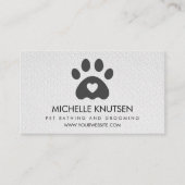 Visite Carte de rendez-vous branchée pour animaux de comp (Devant)