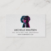 Visite Carte de rendez-vous branchée pour animaux de comp (Devant)