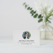 Visite Carte de rendez-vous branchée pour animaux de comp (Debout devant)