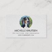 Visite Carte de rendez-vous branchée pour animaux de comp (Devant)