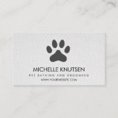 Visite Carte de rendez-vous branchée pour animaux de comp (Devant)