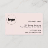 Visite Carte de rendez-vous client avec texte de logo sim (Devant)