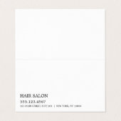 Visite Carte de rendez-vous de conception simple (Extérieur déplié)