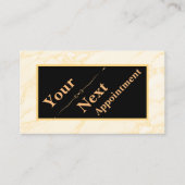 Visite Carte de rendez-vous de salon de coiffure pour art (Devant)