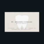Visite Carte de rendez-vous Dentist Modern Light Beige<br><div class="desc">Ce rendez-vous de dentiste minimaliste et moderne / carte de visite présente vos textes en lettres noires avec des dents blanches sur un arrière - plan beige clair. Modifiez la couleur de l'arrière - plan et personnalisez-la selon vos besoins. Vous pouvez trouver des produits correspondants dans mon magasin.</div>