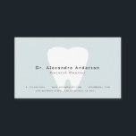 Visite Carte de rendez-vous Dentist Modern Light Blue<br><div class="desc">Le rendez-vous / carte de visite de ce dentiste minimaliste et propre présente vos textes en lettres noires avec des dents blanches sur un arrière - plan bleu clair. Modifiez la couleur de l'arrière - plan et personnalisez-la selon vos besoins. Vous pouvez trouver des produits correspondants dans mon magasin.</div>