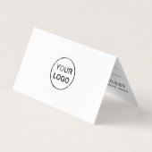 Visite Carte de rendez-vous du logo de conception simple (Dos)