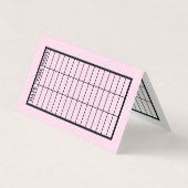 Visite Carte de rendez-vous médecin obstétricien-gynécolo (Dos)