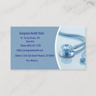 Visite Carte de rendez-vous médicaux professionnelle avec