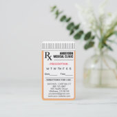 Visite Carte de rendez-vous mémorable amusant (Debout devant)