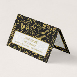 Visite Carte de rendez-vous Oriental Gold Boho