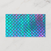 Visite carte de rendez-vous pour la texture de sirène (Dos)