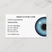 Visite Carte de rendez-vous pour soins de vision optométr (Devant)