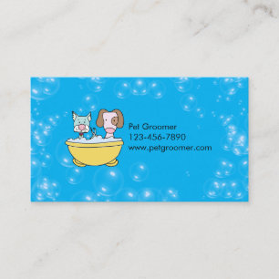 Visite Carte de rendez-vous pour Toiletteur de Compagnie