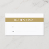 Visite Carte de rendez-vous professionnelle chic moderne (Devant)