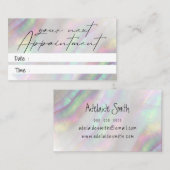 Visite carte de rendez-vous shell (Devant / Derrière)