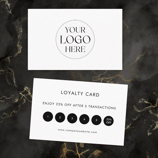Visite Carte de rendez-vous simple avec logo d'entreprise
