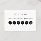 Visite Carte de rendez-vous simple avec logo d'entreprise (Dos)