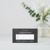 Visite Carte de rendez-vous simple sur tableau noir (Debout devant)