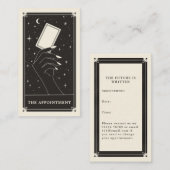 Visite Carte de rendez-vous Tarot céleste (Devant / Derrière)