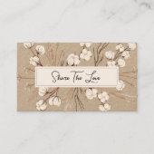 Visite Carte de renvoi papier papier de bureau intérieur  (Devant)