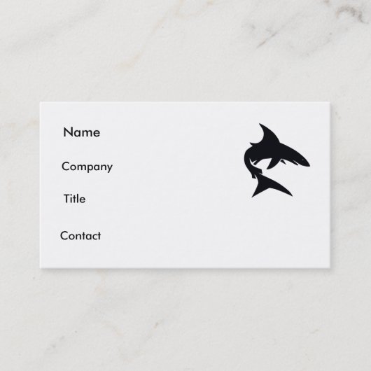 Visite carte de requin (Devant)