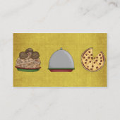 Visite Carte de restauration de deux chefs (Dos)