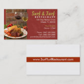 Visite Carte de restauration de surf et de gazon (Devant / Derrière)