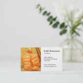 Visite Carte de restauration de sushi (Debout devant)