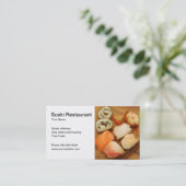 Visite Carte de restauration de sushi (Debout devant)